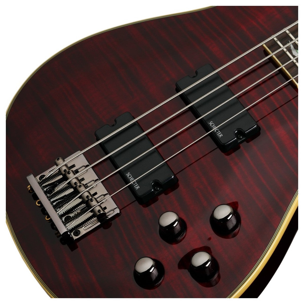 Đàn Guitar Bass Schecter Omen Extreme 4, Black Cherry