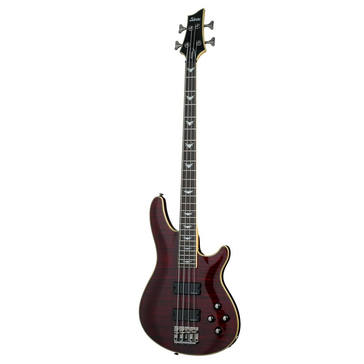 Đàn Guitar Bass Schecter Omen Extreme 4, Black Cherry