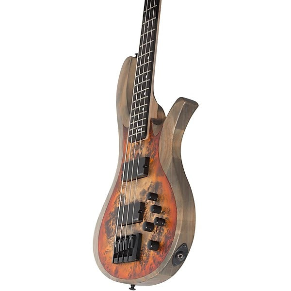 Đàn Guitar Bass Schecter Riot 4, Inferno Burst