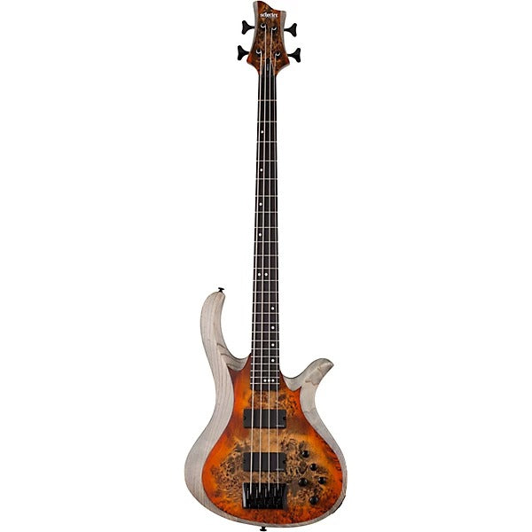 Đàn Guitar Bass Schecter Riot 4, Inferno Burst