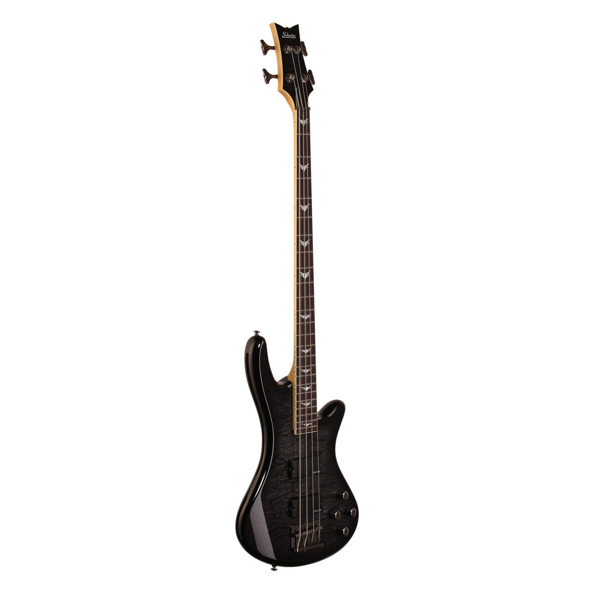 Đàn Guitar Bass Schecter Stiletto Extreme 4, See Thru Black