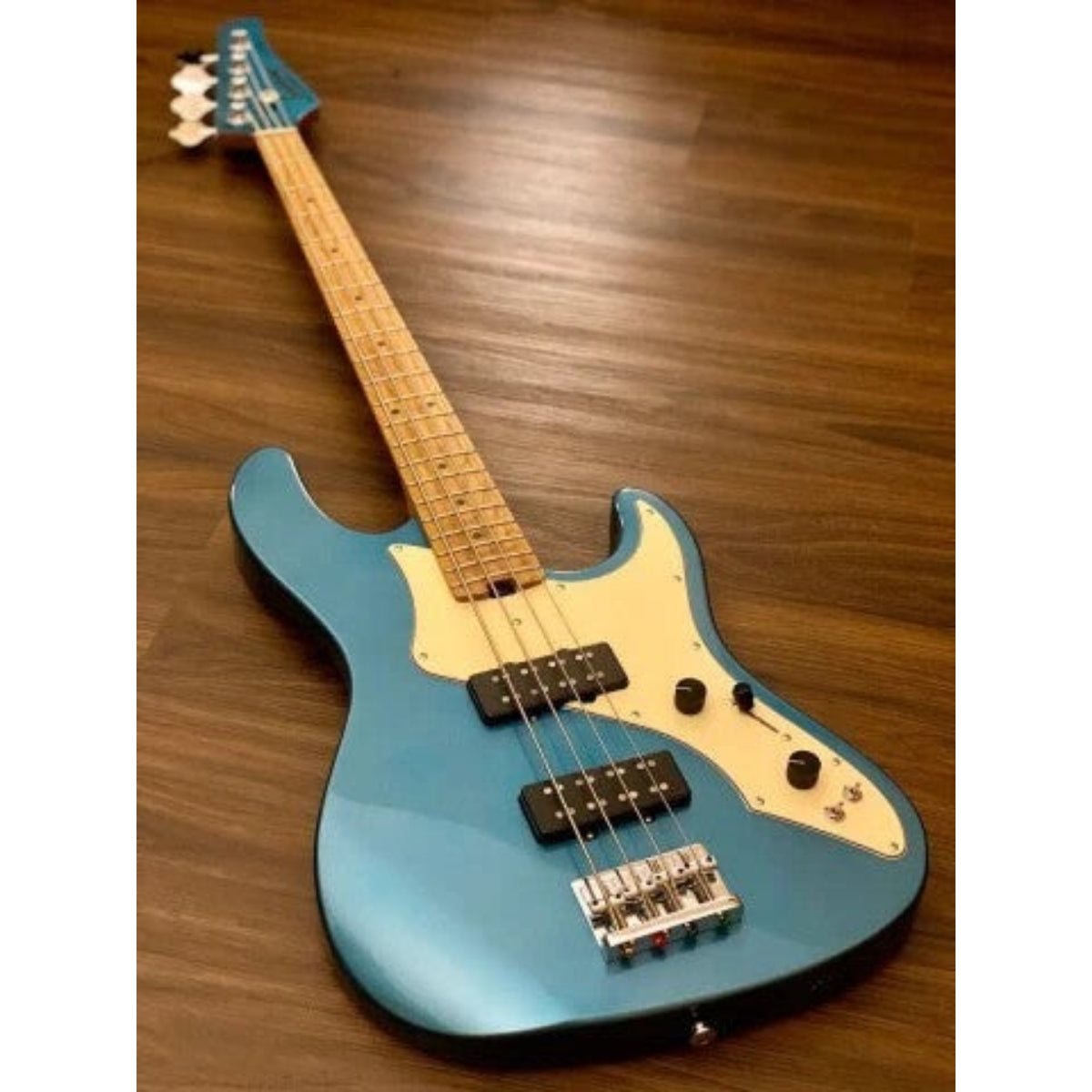 Đàn Guitar Bass Soloking MJ1, Roasted Maple Neck, Lake Placid Blue