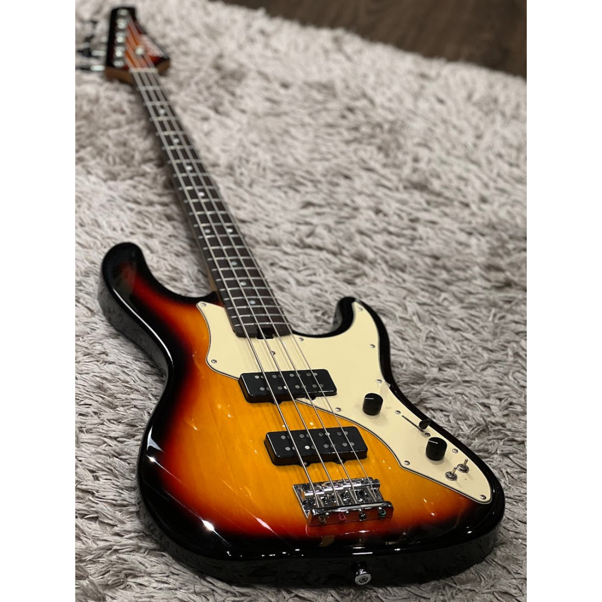 Đàn Guitar Bass Soloking MJ1, Roasted Maple Neck, Rosewood FB, 3 Tone Sunburst
