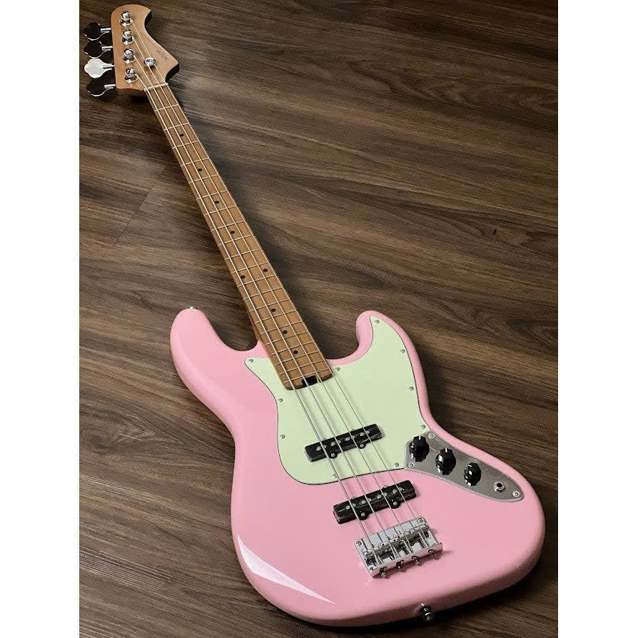 Đàn Guitar Bass Sqoe SJB600, Pink