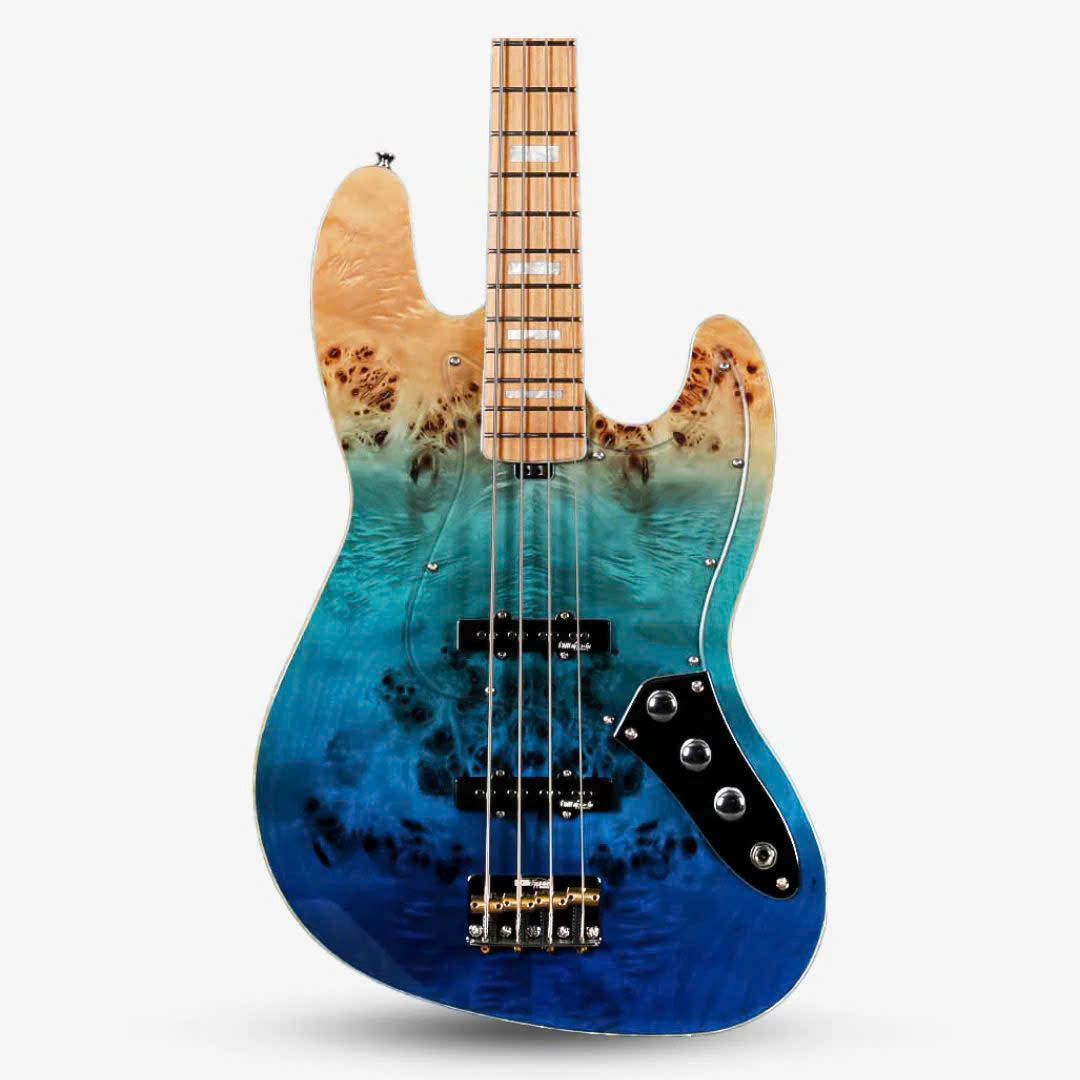 Đàn Guitar Bass Sqoe SJB700, Caribbean Fade Surf