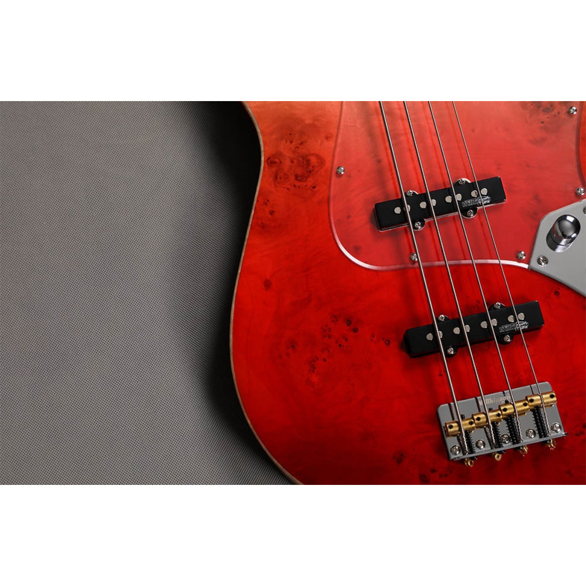Đàn Guitar Bass Sqoe SJB700, Lave Red Fade