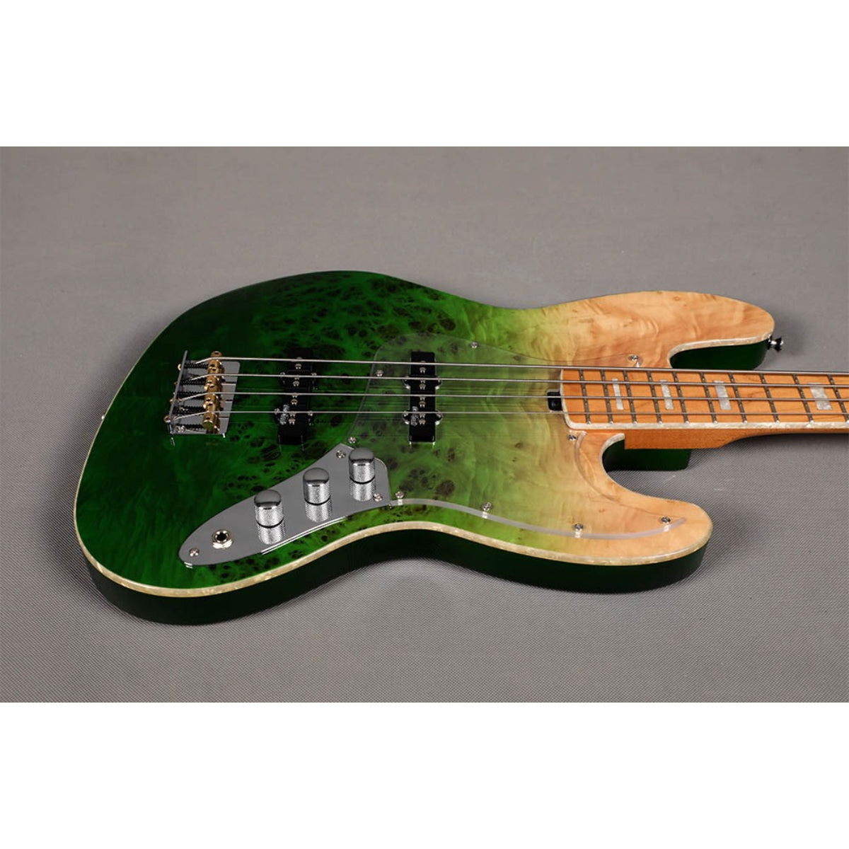 Đàn Guitar Bass Sqoe SJB700, Moss Green Fade