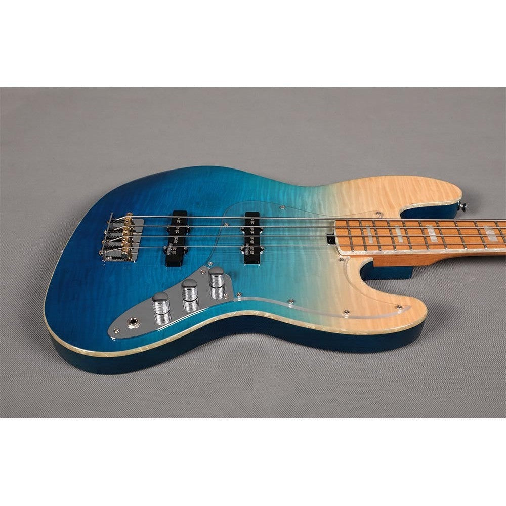 Đàn Guitar Bass Sqoe SJB800, Caribbean Fade Surf