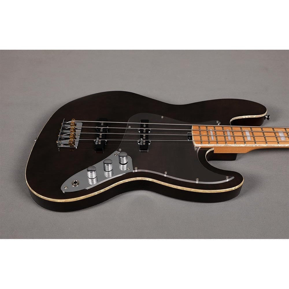 Đàn Guitar Bass Sqoe SJB800, Transparent Black