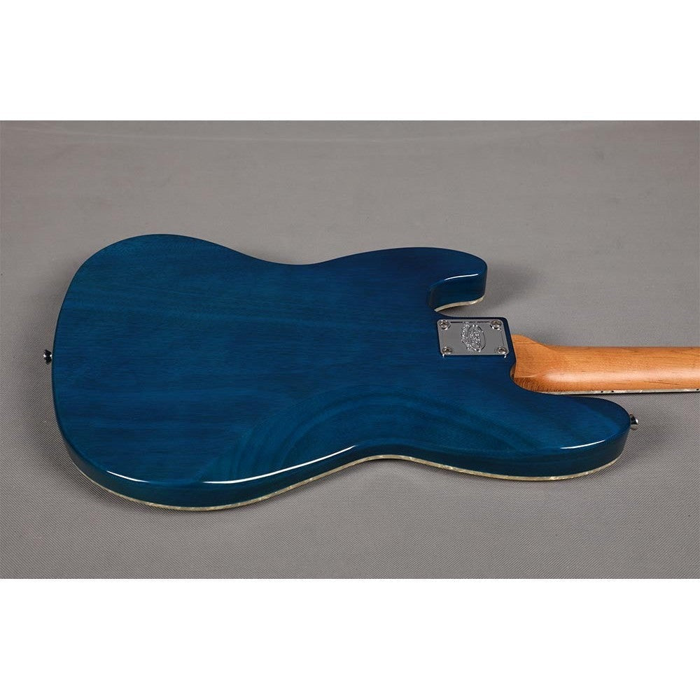 Đàn Guitar Bass Sqoe SJB800, Transparent Indigo Blue