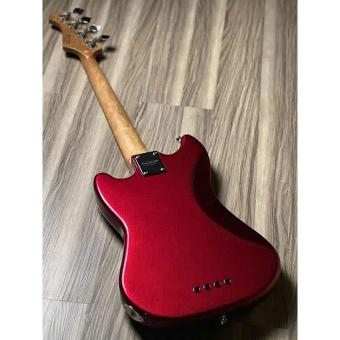 Đàn Guitar Bass Sqoe SPJ400, Red Metallic