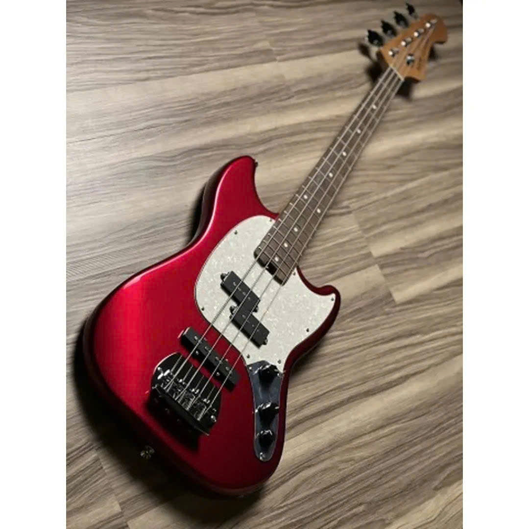 Đàn Guitar Bass Sqoe SPJ400, Red Metallic