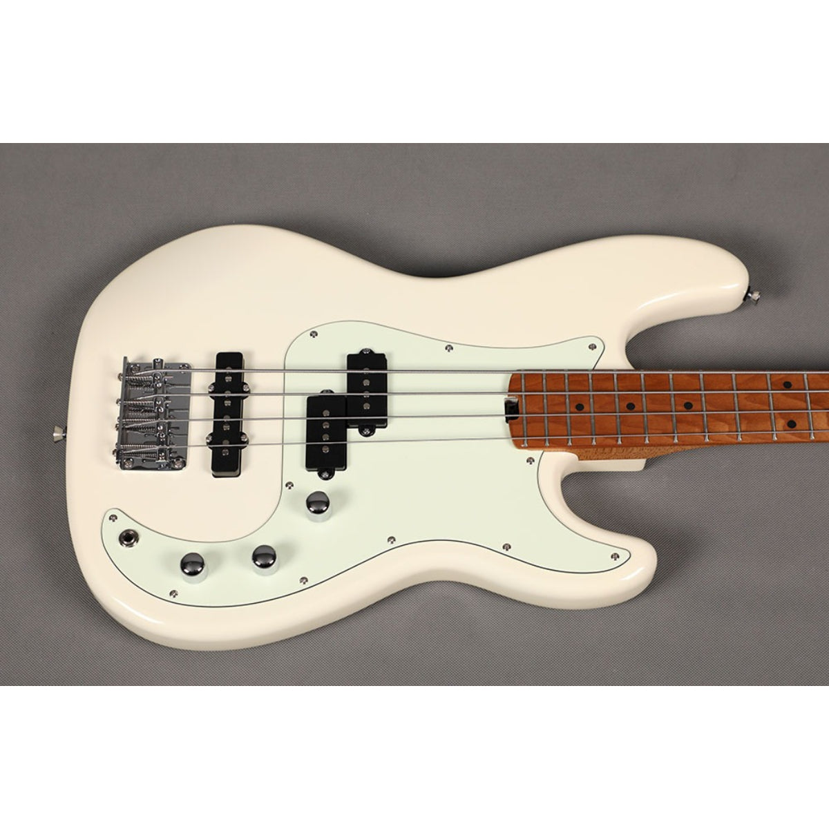 Đàn Guitar Bass Sqoe SPJ600, Olympic White