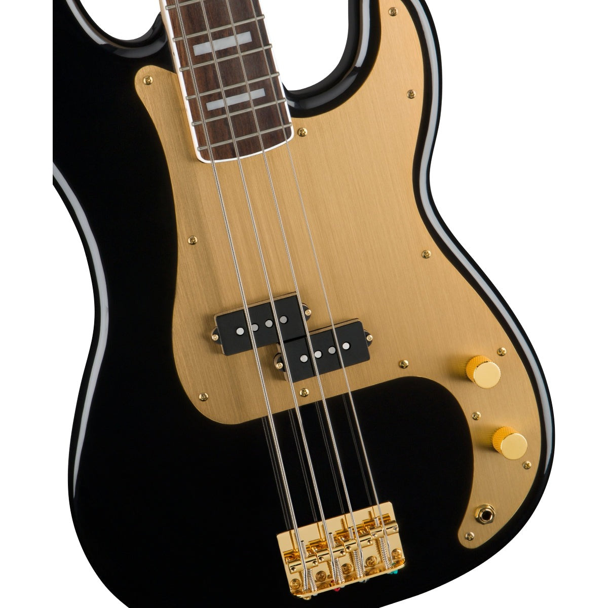 Đàn Guitar Bass Squier 40th Anniversary Precision Bass Gold Edition, Black