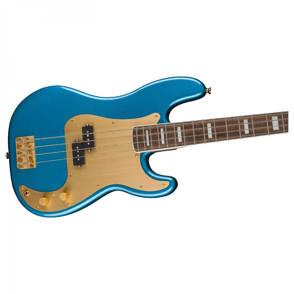 Đàn Guitar Bass Squier 40th Anniversary Precision Bass Gold Edition, Lake Placid Blue