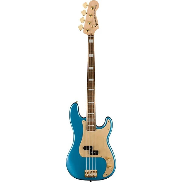 Đàn Guitar Bass Squier 40th Anniversary Precision Bass Gold Edition, Lake Placid Blue