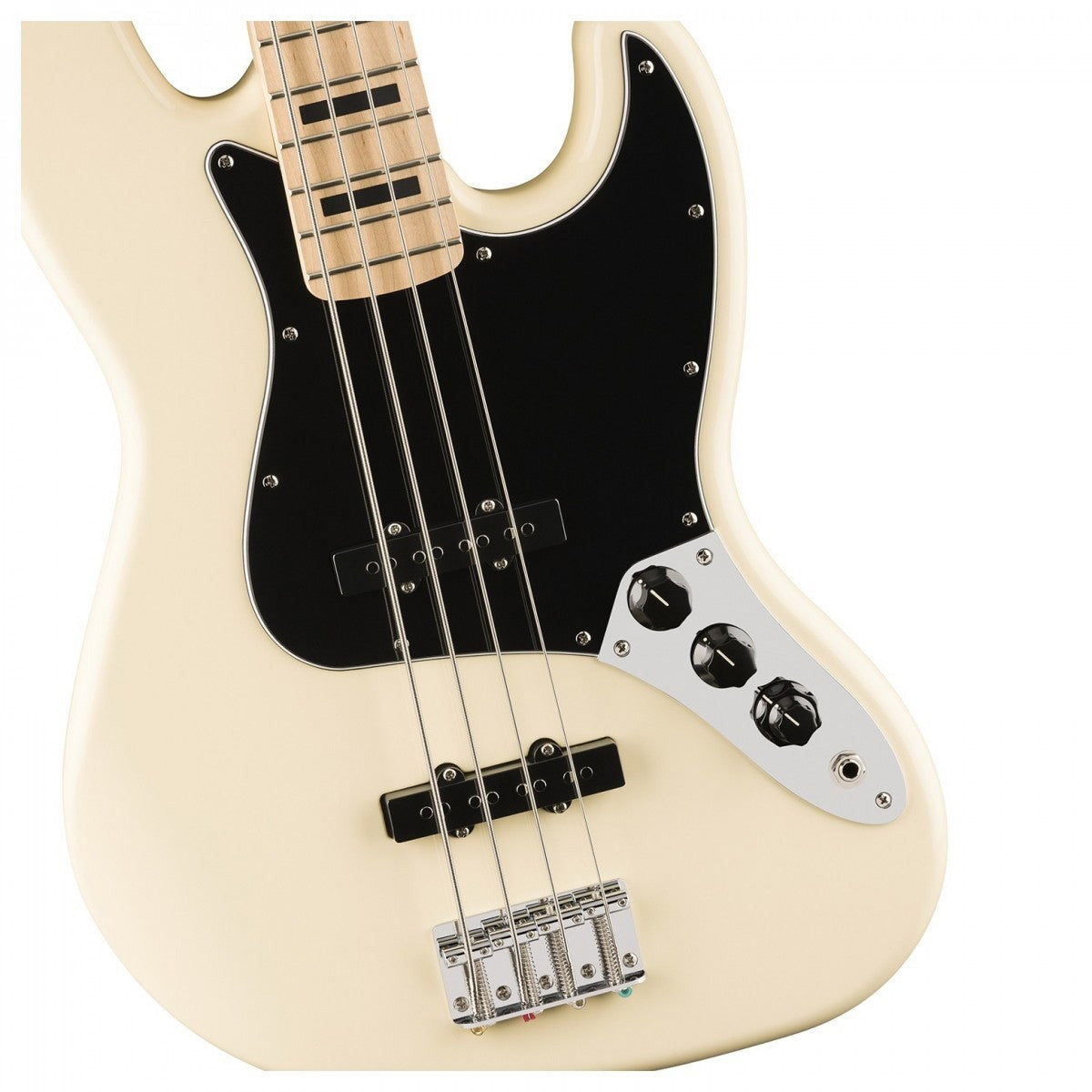 Đàn Guitar Bass Squier Affinity Active Jazz Bass, Maple Fingerboard, Olympic White
