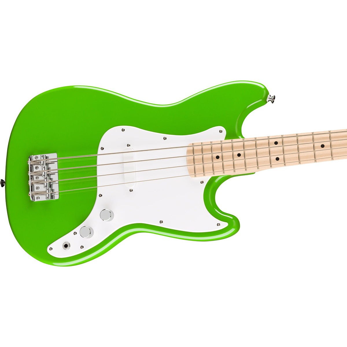 Đàn Guitar Bass Squier Limited Edition Sonic Bronco Bass, Maple Fingerboard, Lime Green