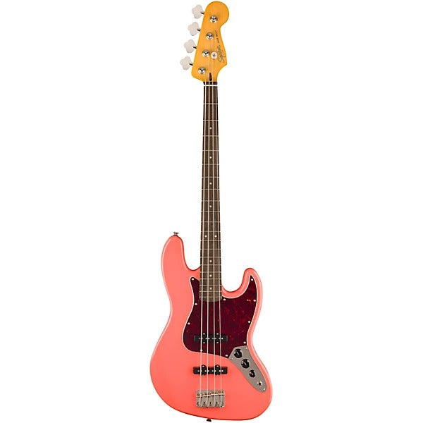 Đàn Guitar Bass Squier Squier Classic Vibe 60s Jazz Bass, Laurel Fingerboard, Tahitian Coral