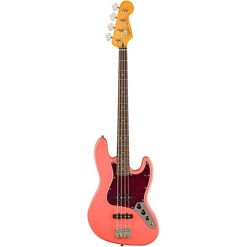 Đàn Guitar Bass Squier Classic Vibe 60s Jazz Bass, Laurel Fingerboard, Tahitian Coral