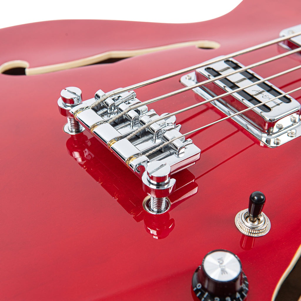 Đàn Guitar Bass Vintage REVO Series 'Supreme', Cherry Red