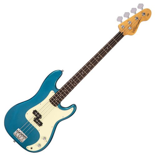Đàn Guitar Bass Vintage V40 Coaster Series, Candy Apple Blue