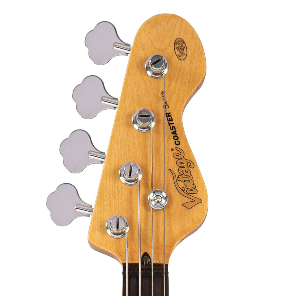 Đàn Guitar Bass Vintage V40 Coaster Series, Candy Apple Blue
