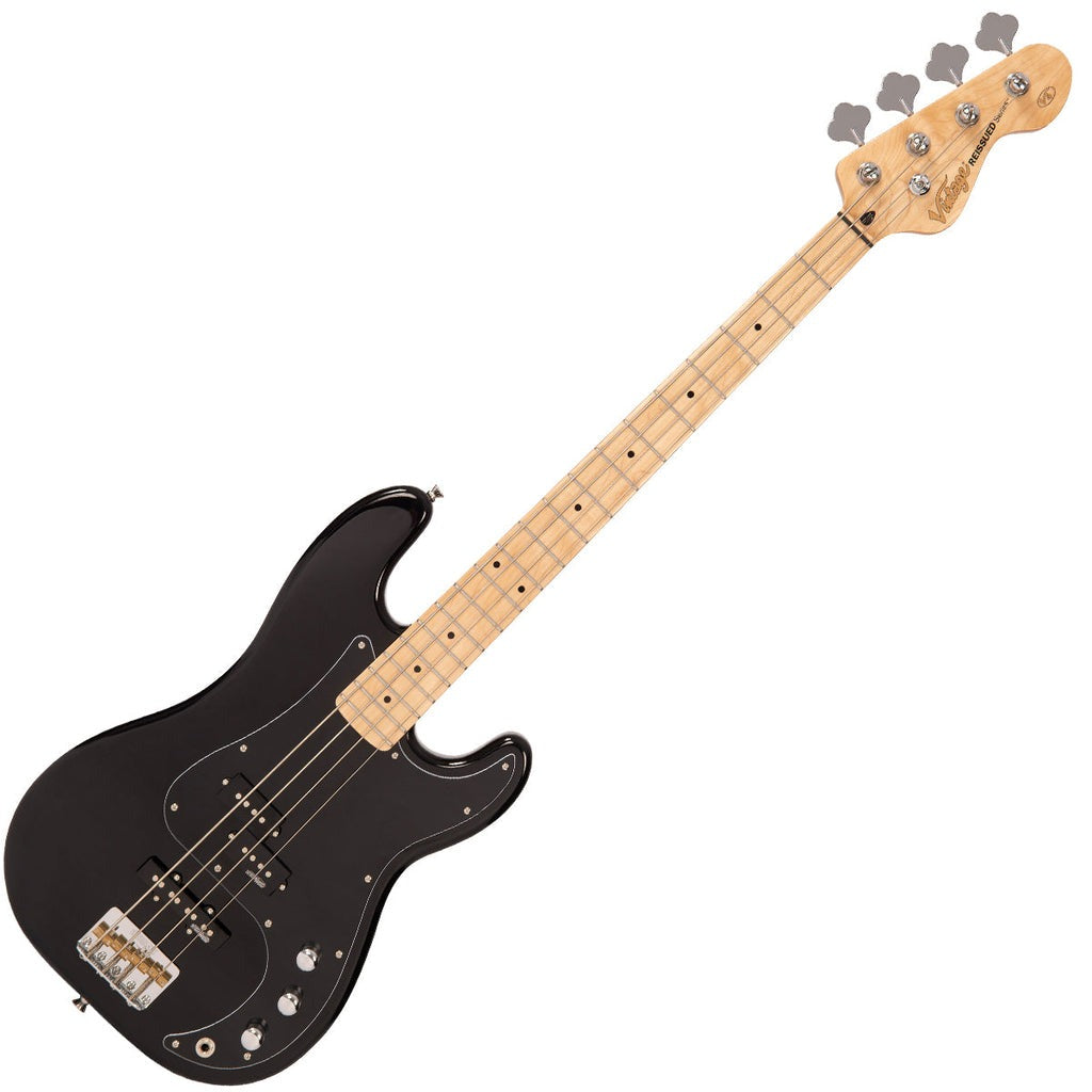 Đàn Guitar Bass Vintage V42 ReIssued, Boulevard Black