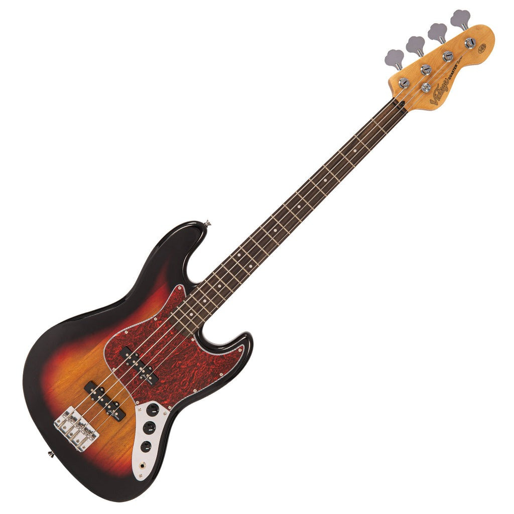 Đàn Guitar Bass Vintage V49 Coaster Series, 3 Tone Sunburst