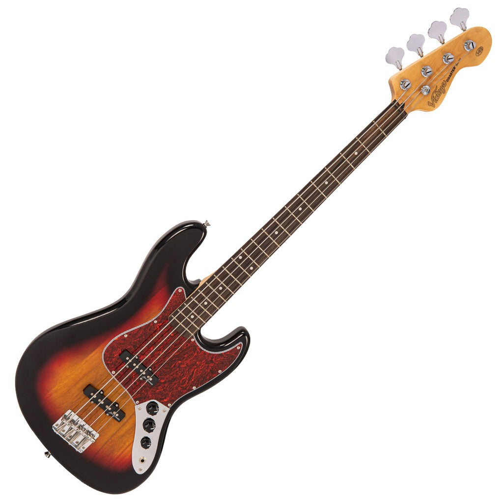 Đàn Guitar Bass Vintage V49 Coaster Series, 3 Tone Sunburst