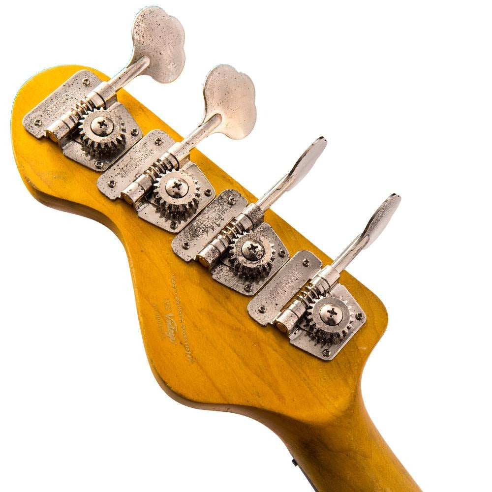 Đàn Guitar Bass Vintage V4 ICON, Distressed Firenza Red