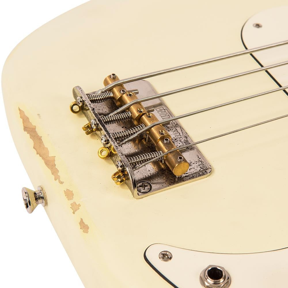 Đàn Guitar Bass Vintage V4 ICON, Distressed Vintage White