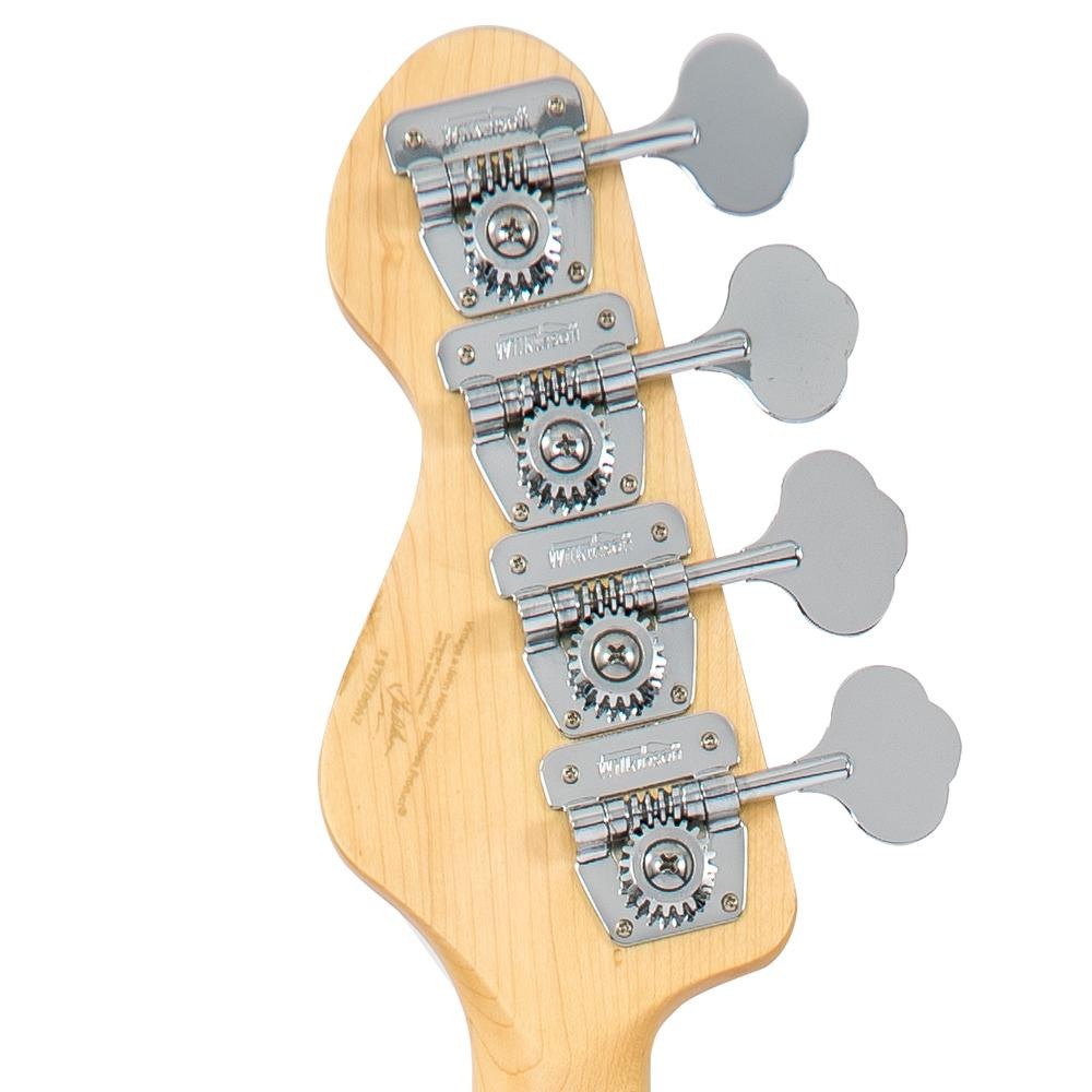 Đàn Guitar Bass Vintage V4 Reissued Maple Fingerboard, Firenza Red