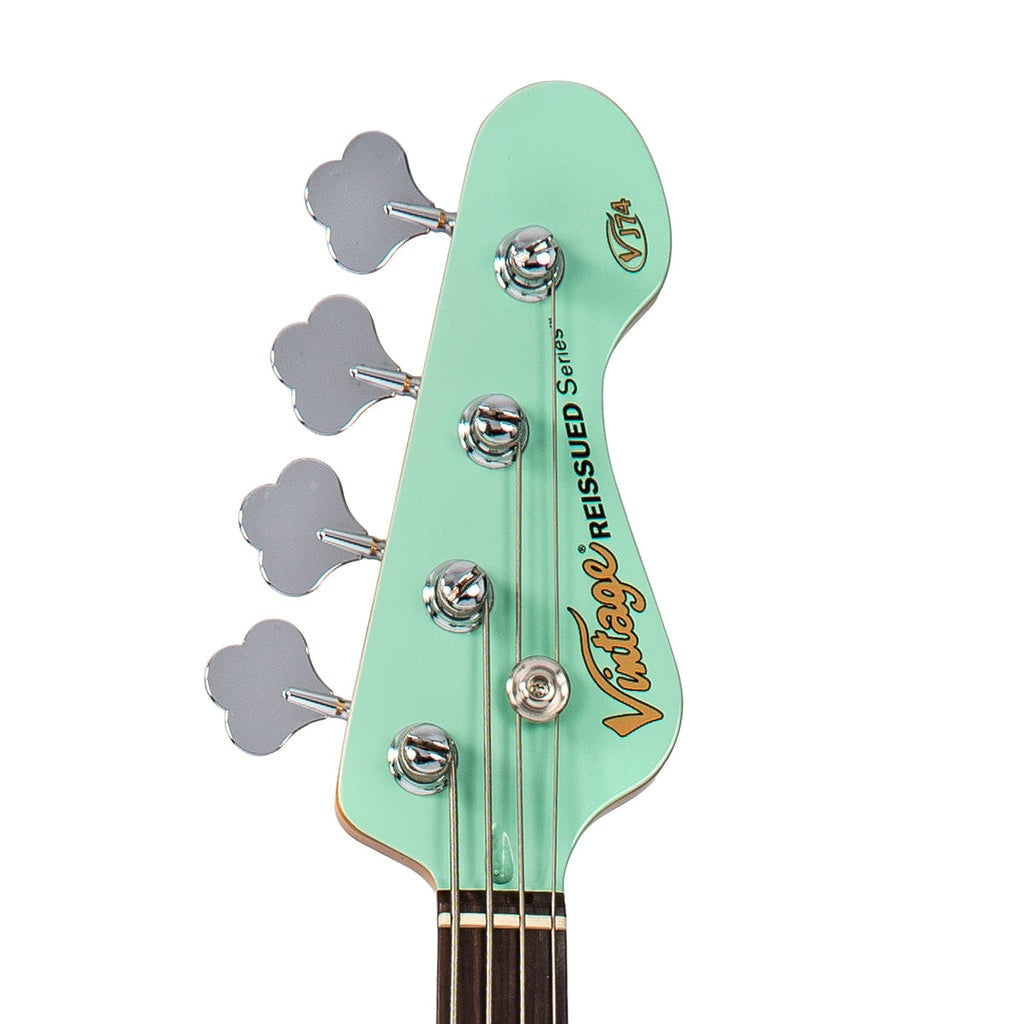 Đàn Guitar Bass Vintage VJ74 ReIssued Bass, Ventura Green