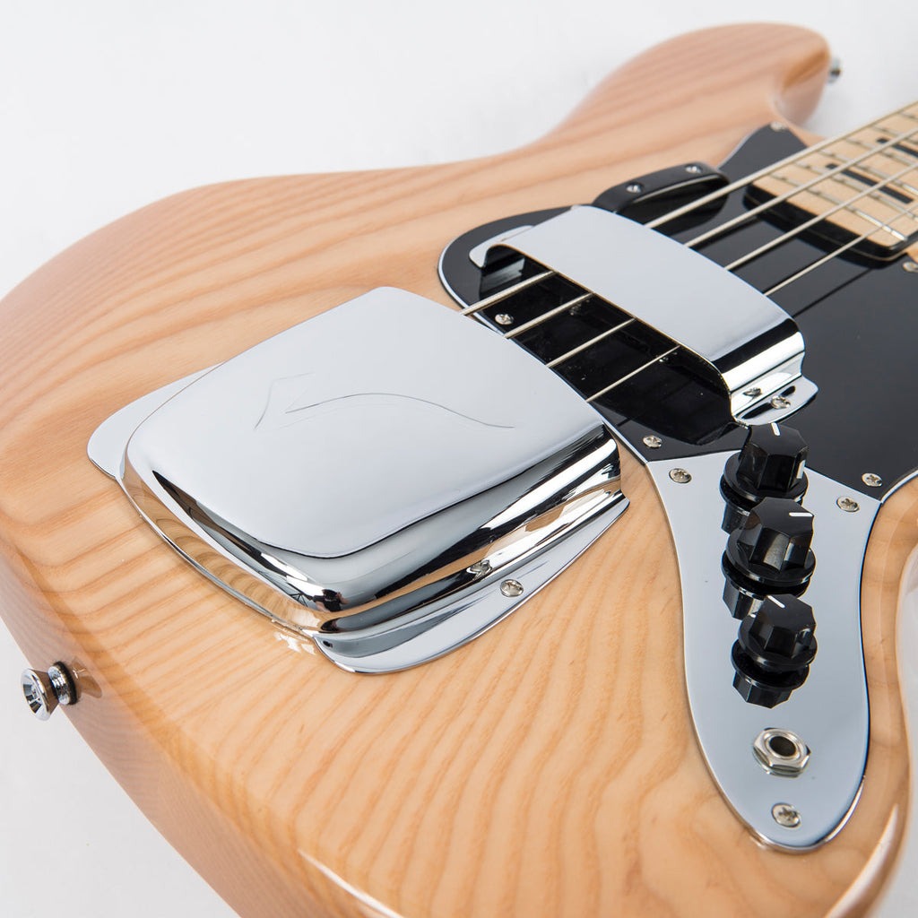 Đàn Guitar Bass Vintage VJ74 Reissued Maple Fingerboard, Natural Ash