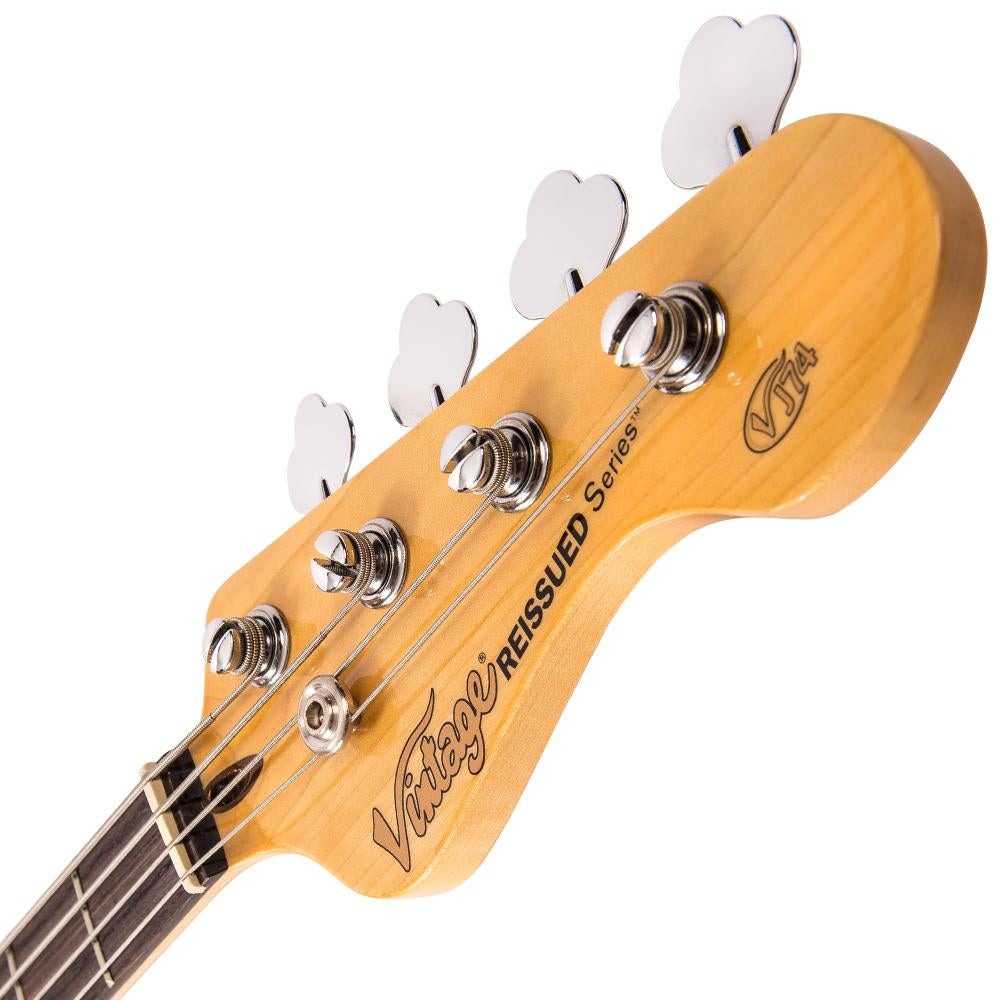 Đàn Guitar Bass Vintage VJ74 Reissued, Boulevard Black