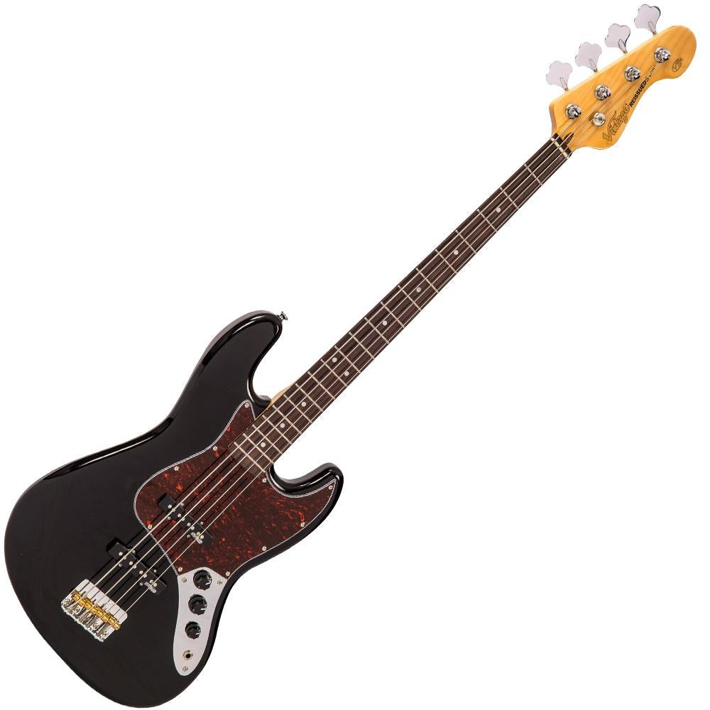 Đàn Guitar Bass Vintage VJ74 Reissued, Boulevard Black