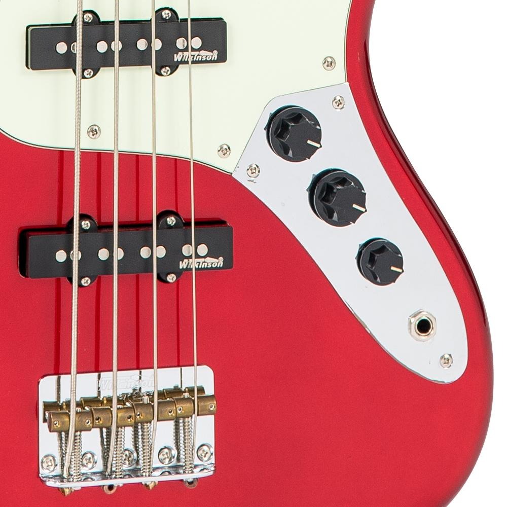 Đàn Guitar Bass Vintage VJ74 Reissued, Candy Apple Red