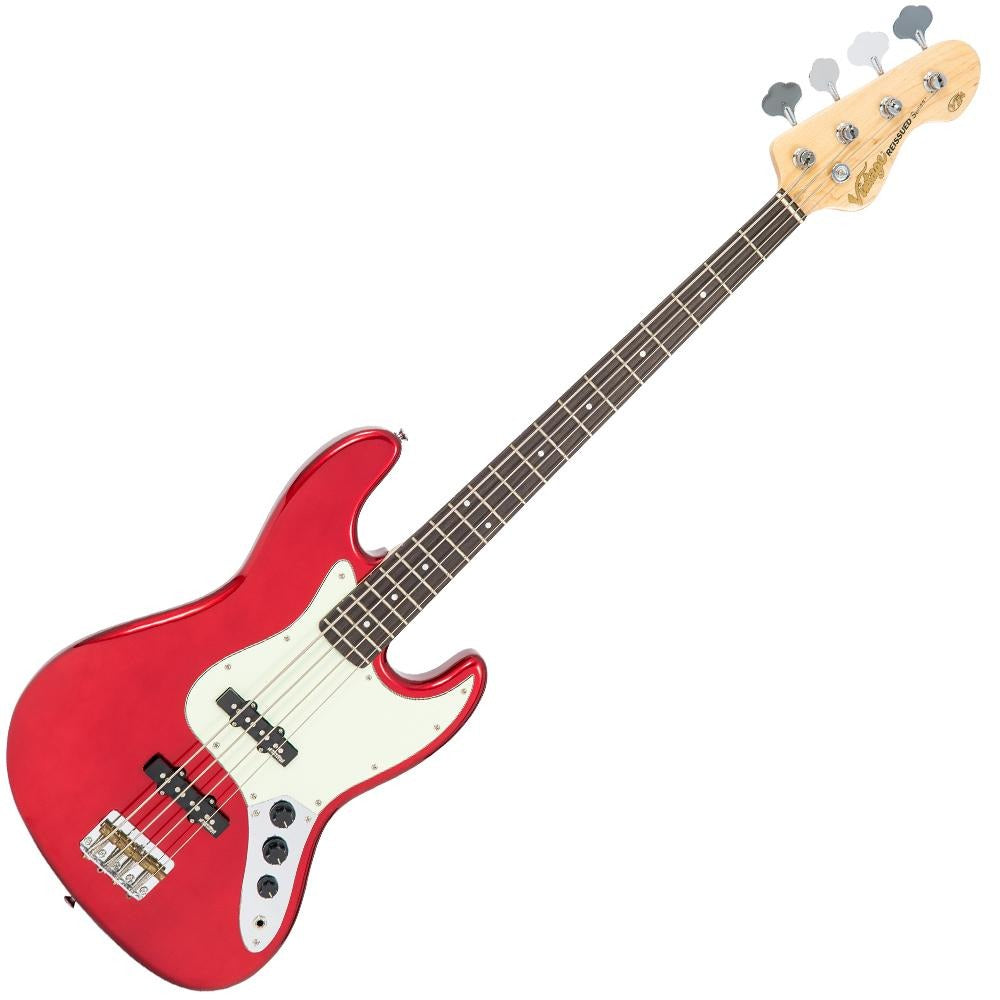 Đàn Guitar Bass Vintage VJ74 Reissued, Candy Apple Red
