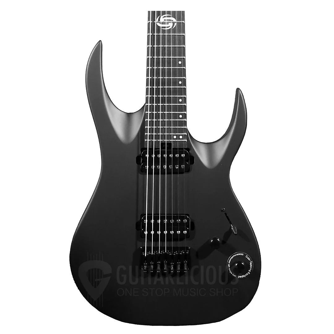 Đàn Guitar Điện 7 Dây Sqoe Đàn Guitar Điện Sqoe SEIB 7S, Satin Black