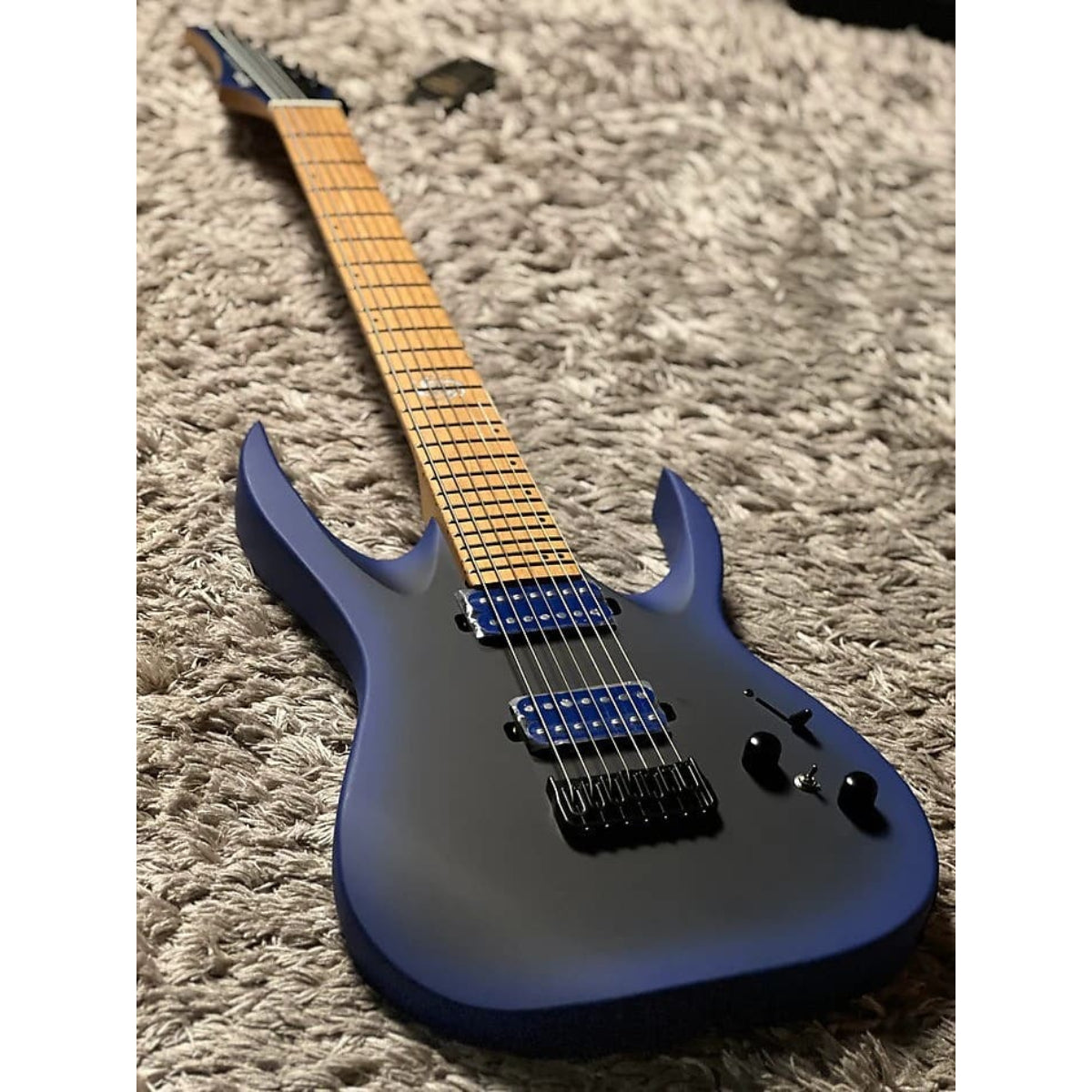 Đàn Guitar Điện 7 Dây Sqoe SEIB 7S, Satin Neon Blue