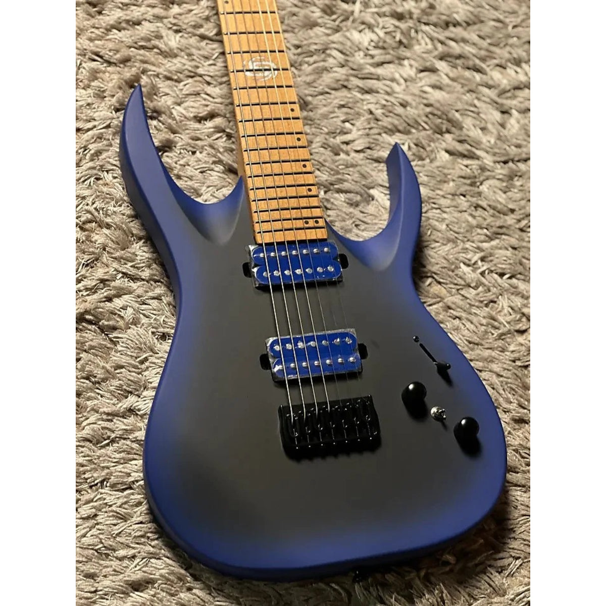 Đàn Guitar Điện 7 Dây Sqoe SEIB 7S, Satin Neon Blue