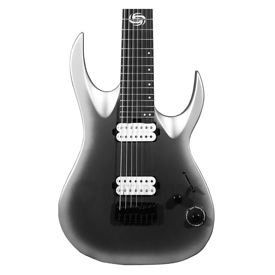 Đàn Guitar Điện 7 Dây Sqoe Đàn Guitar Điện Sqoe SEIB 7S, Satin Neon Silver