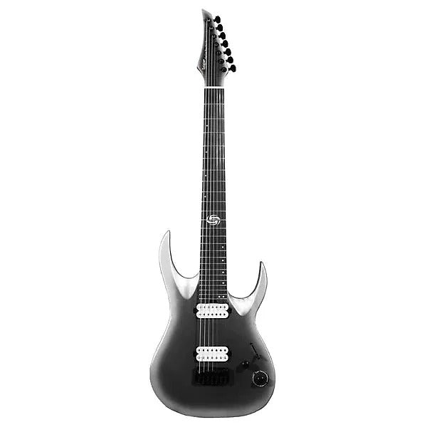 Đàn Guitar Điện 7 Dây Sqoe Đàn Guitar Điện Sqoe SEIB 7S, Satin Neon Silver