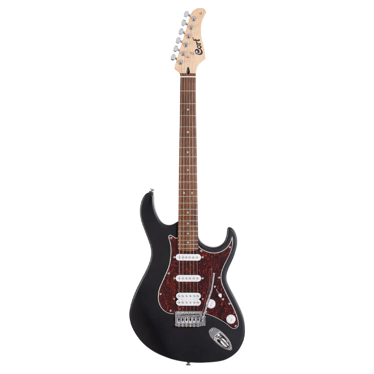 Đàn Guitar Điện Cort G110 HSS Electric Guitar, Open Pore Black