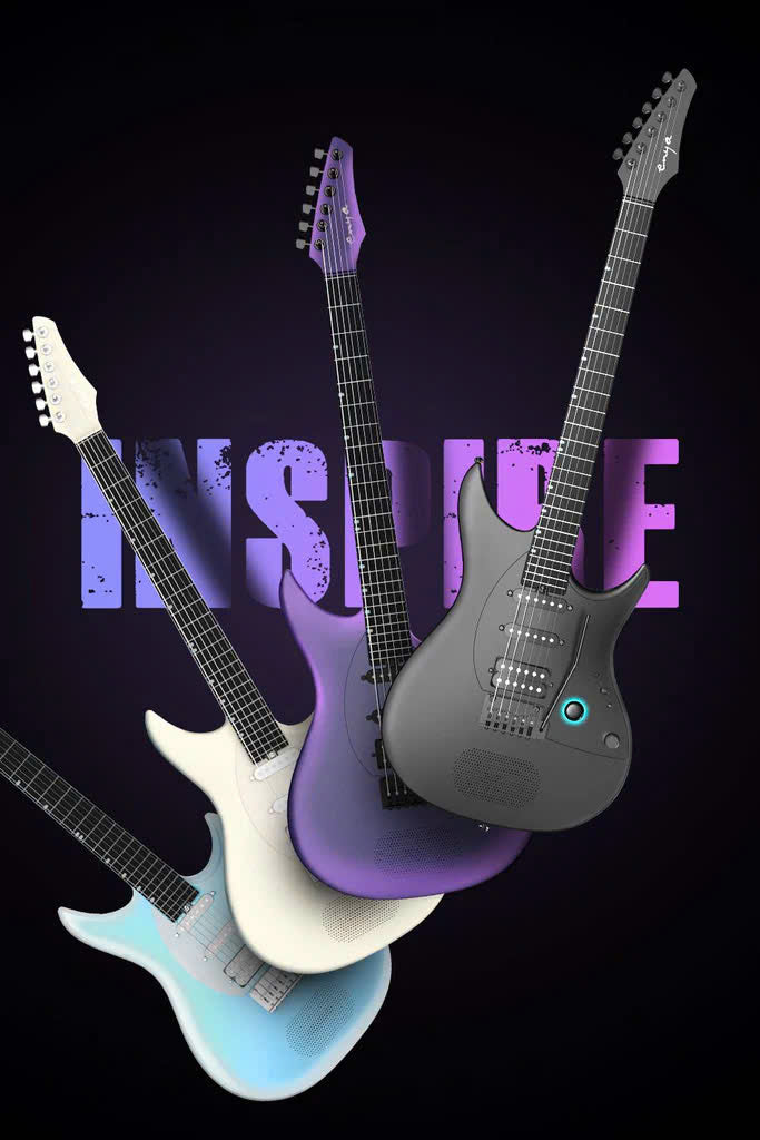 Đàn Guitar Điện Enya Inspire, Black