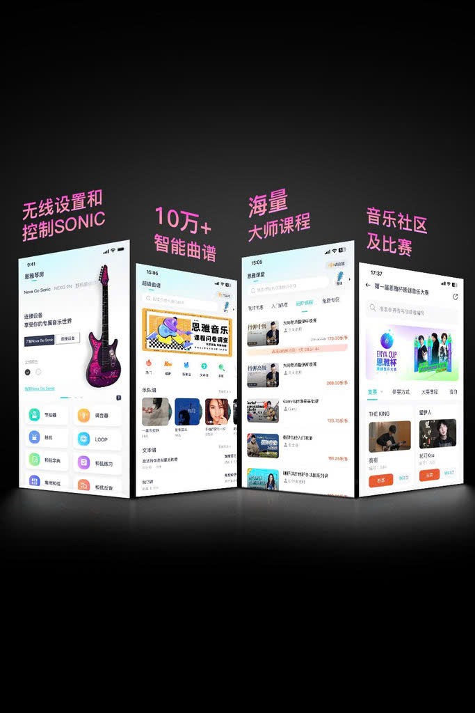 Đàn Guitar Điện Enya Inspire, Black