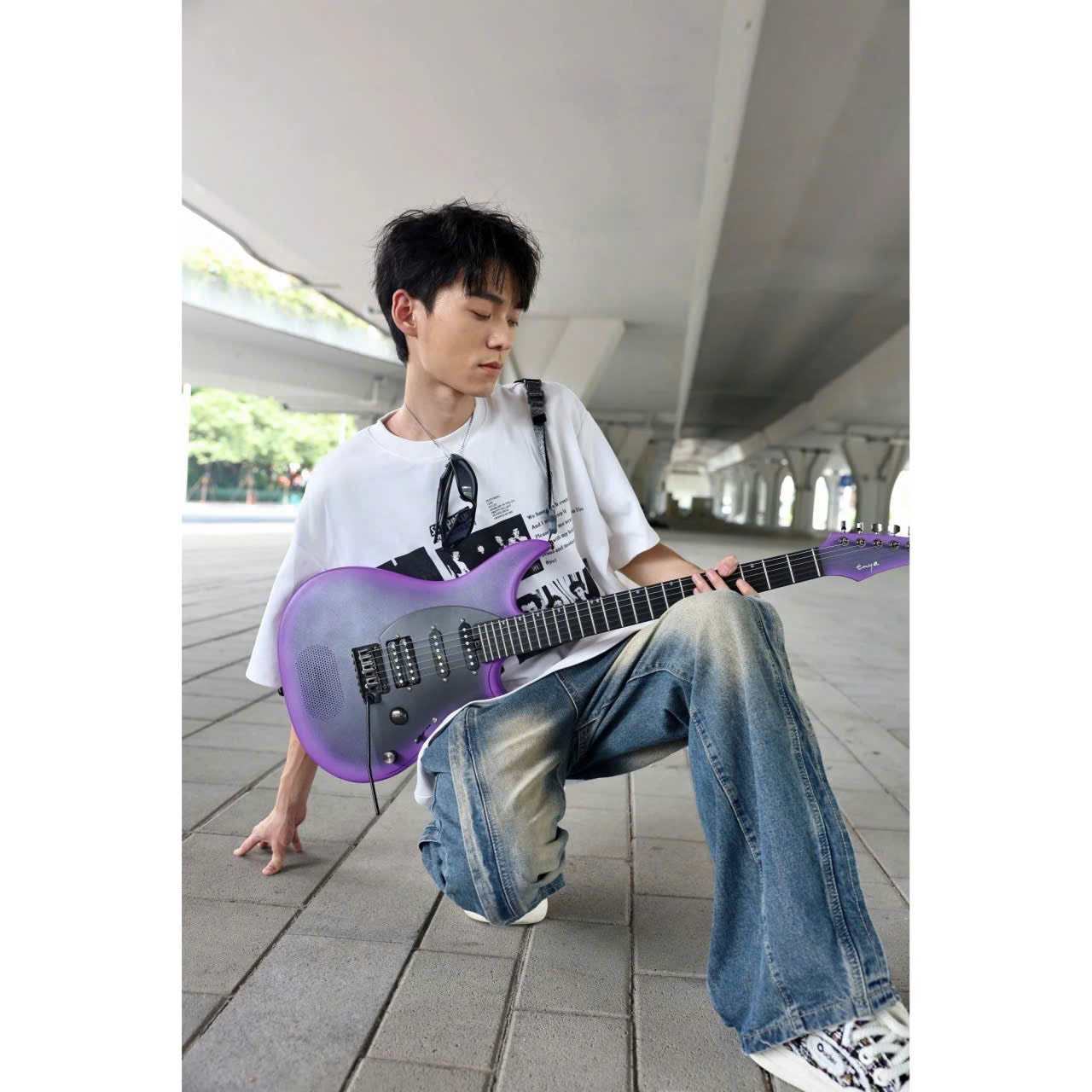 Đàn Guitar Điện Enya Inspire, Royal Purple