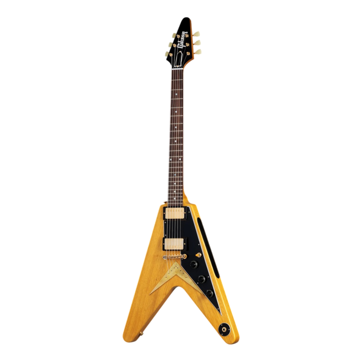 Đàn Guitar Điện Gibson Custom 1958 Korina Flying V Reissue, VOS