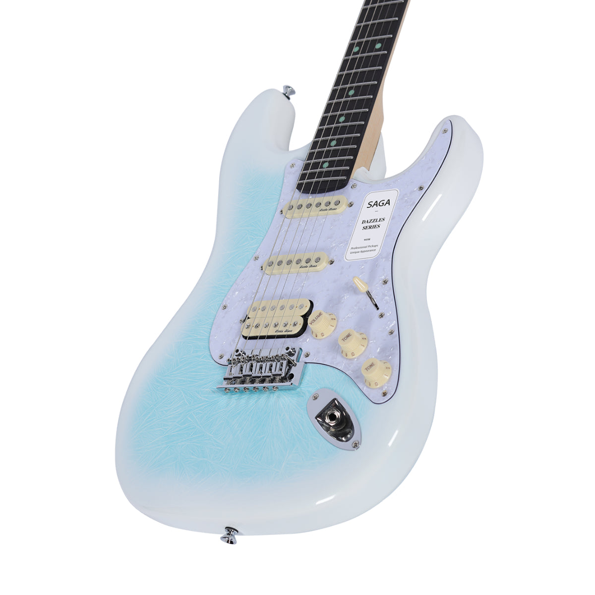 Đàn Guitar Điện SAGA DAZZLES Series II, Celestial Blue
